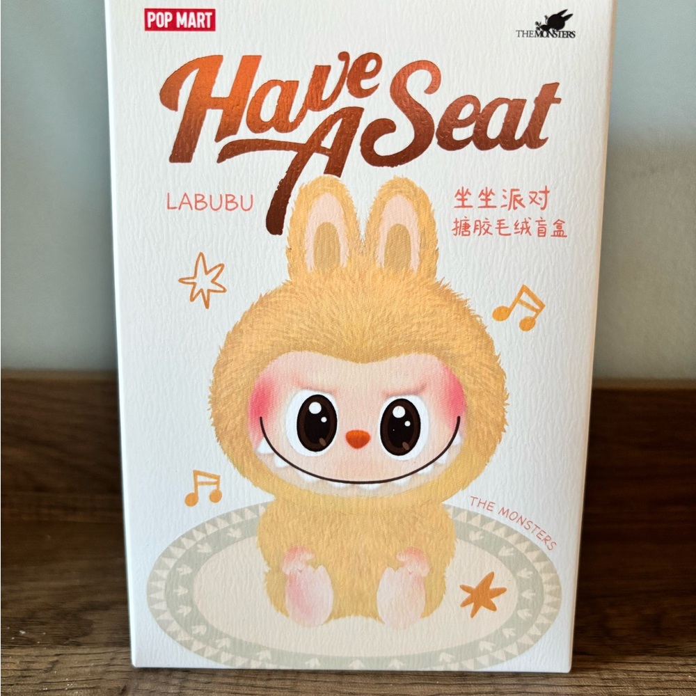 Labubu The Monsters Have A Seat Vinyl Plush Blind Box V2 (1 Blind Box) Pop Mart